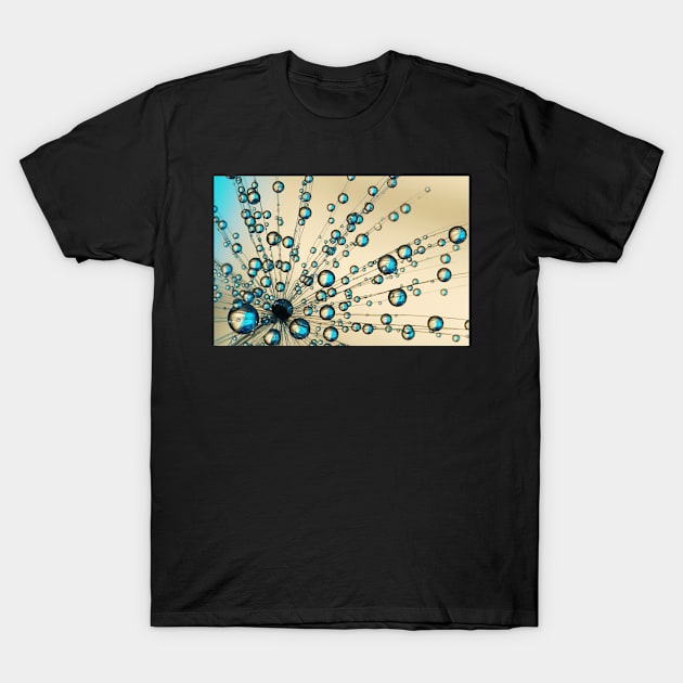 Peacock Fan Dandy Drops T-Shirt by SharonJ